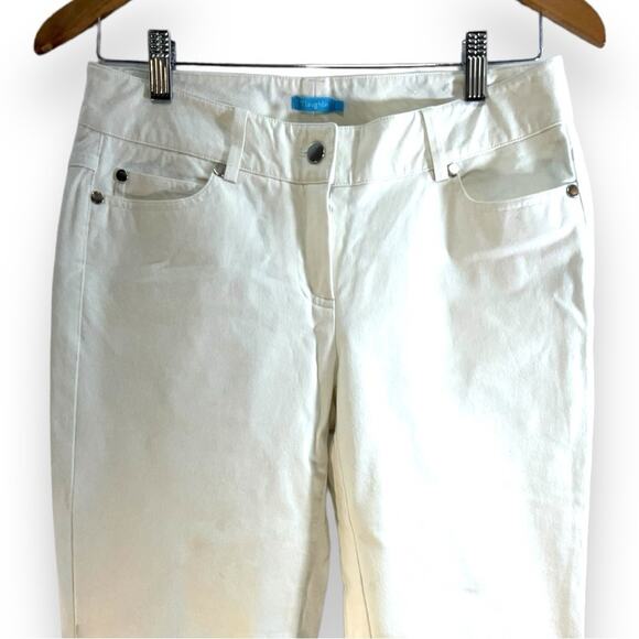J MCLAUGHLIN WHITE JEANS SZ 2 - Picture 3 of 10